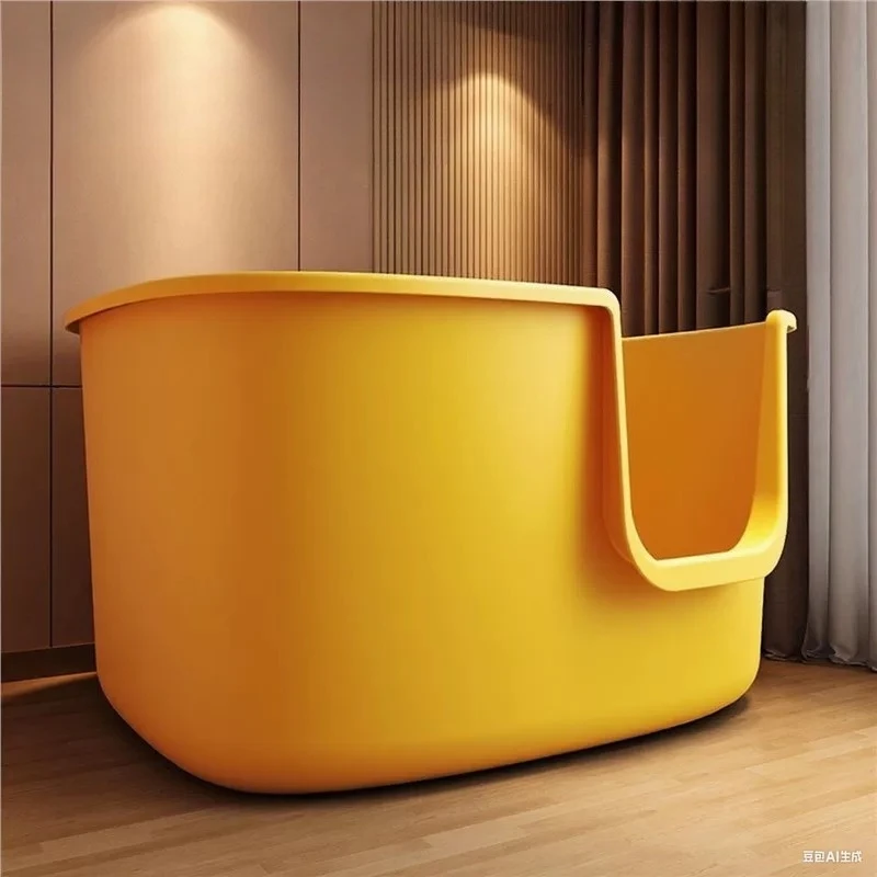 open‑ended Detachable Luxury Defecation Litter Box Side Entrance Small Sandbox Litter Box Arenero Para Gatos Household Products