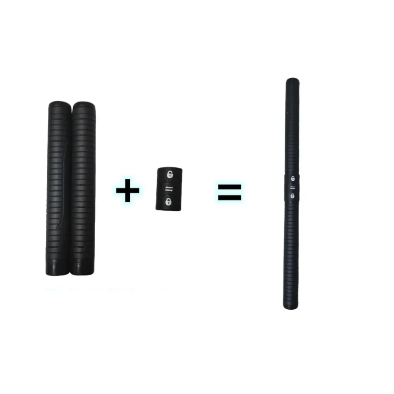 45cm Outdoor Portable EDC Nylon Martial Arts Quick Release Combination Short Stick Car Emergency Window Breaking Tool