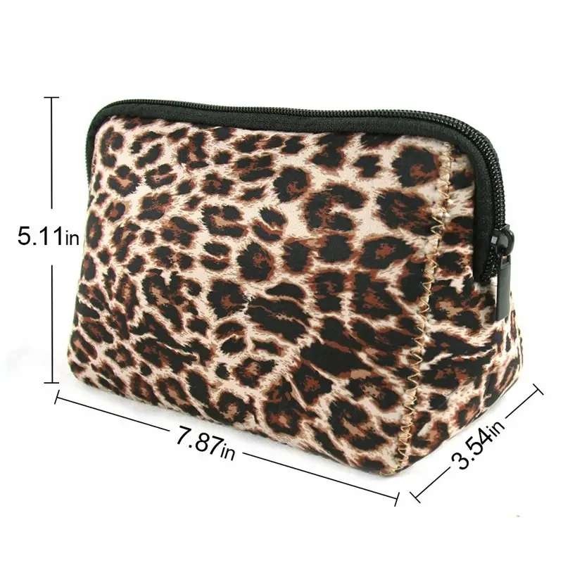 Sublimation Blank Baseball Softball Stock Pouch Cosmetic Makeup Bag White Neoprene Cosmetic Bag For Sublimation Print