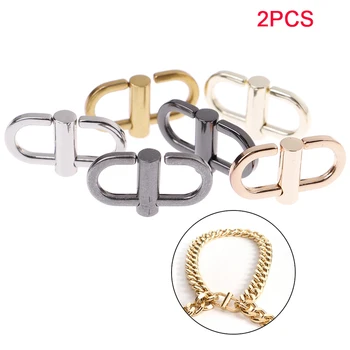 Clip à boucle en métal réglable, 2 pièces, sangle de chaîne pour sac à main, longueur raccourcie, outil raccourcir les sacs à bandoulière, accessoires