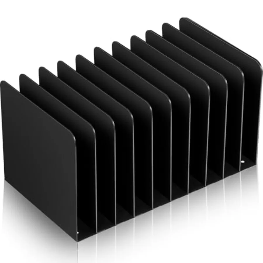 

Металлический настольный органайзер для файлов с 10 отделениями, сортировщик документов, держатель для файлов для офиса, дома и класса