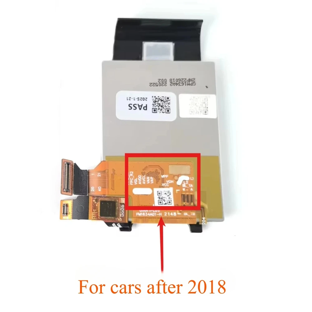 Nowe części zamienne Ekran dotykowy LCD do kluczyka samochodowego BMW 520d 520i 530 g30 x3 X5 X7 Seria I8 Vehicle-FM1634A01-G/GPM1634A0 — zdjęcie produktu 3