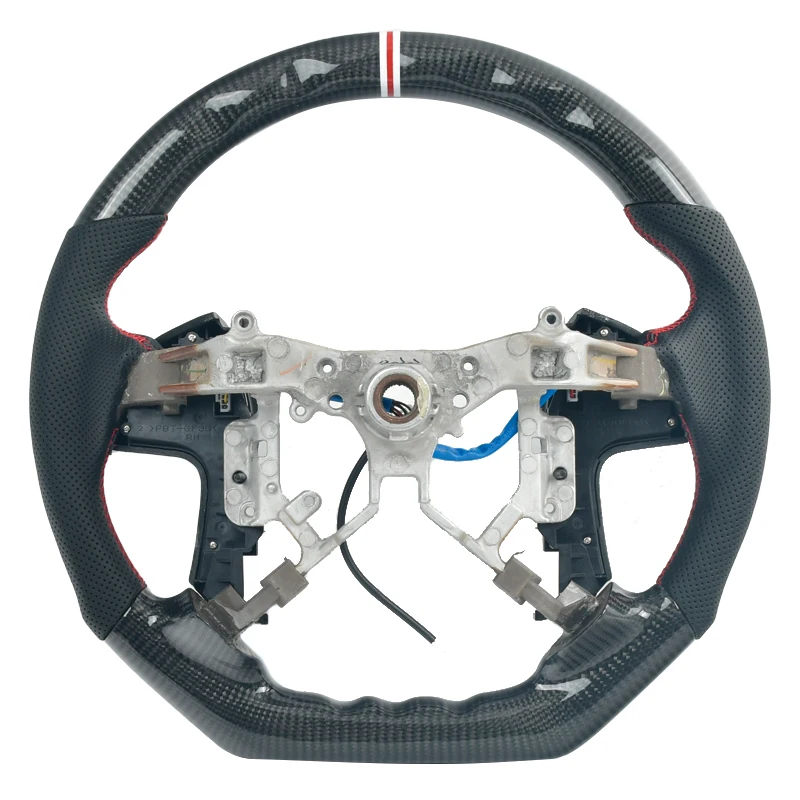 Customized Carbon Fiber Heated Steering Wheel For Toyota Camry Highlander Hilux vigo