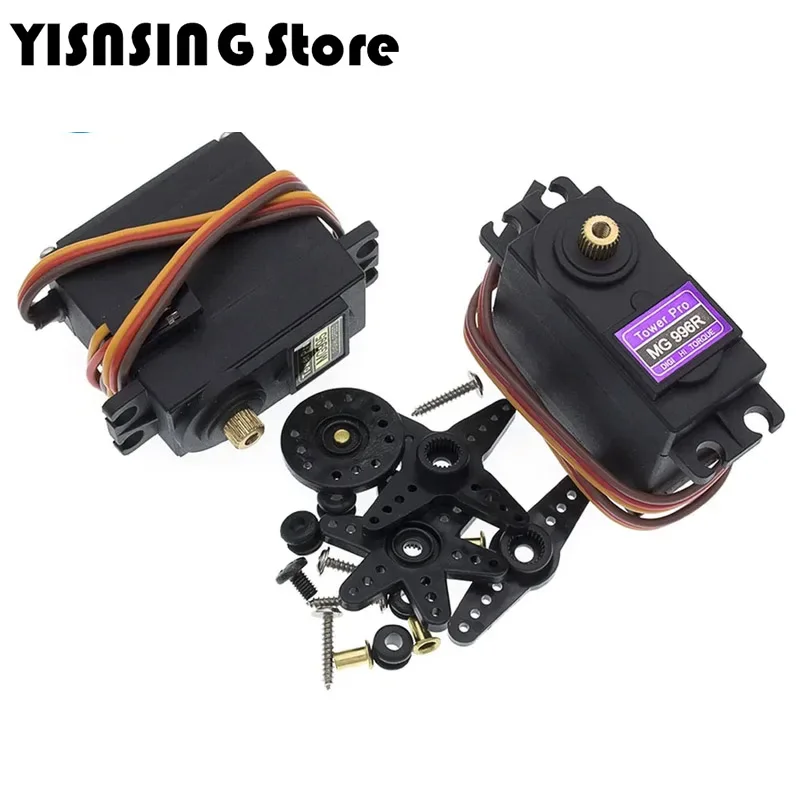 1Pcs MG995 MG996R Metal Gear Servmotor 180 360 High Speed Analog Servo Motor For Model Airplane Rc Car boat Arduino