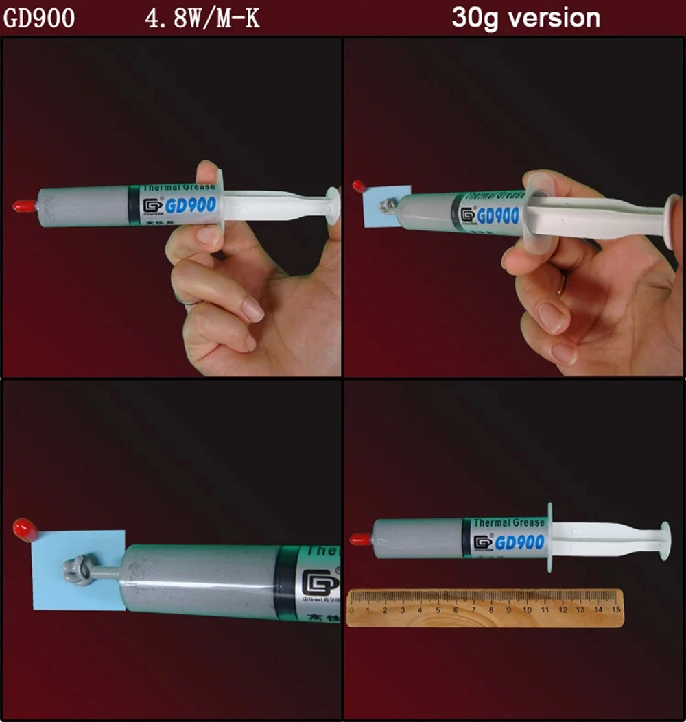 Wärmeleitendes Fett Silikon-Wärmeleitpaste 7 g 15 g 30 g GD900 GD-2 Kühlkörper-Wärmeleitpaste für PC/CPU/GPU/LED/VGA – Detail 20