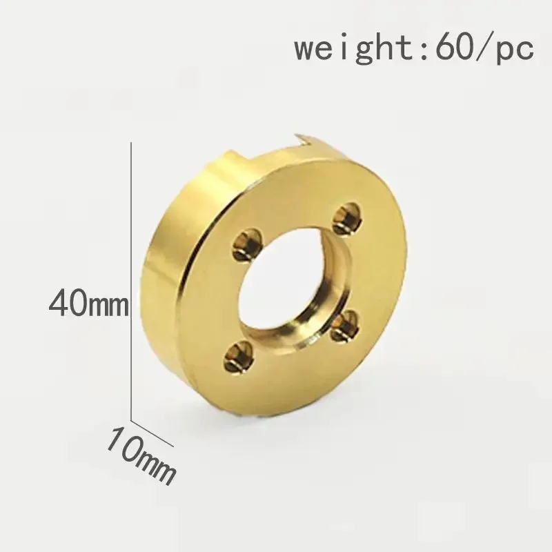 Mjx 1:12 RC Climbing Car Upgrade Parts H12Y H12P Brass Counterweight Stainless Steel Chassis Armor Connector RC Car Accessories