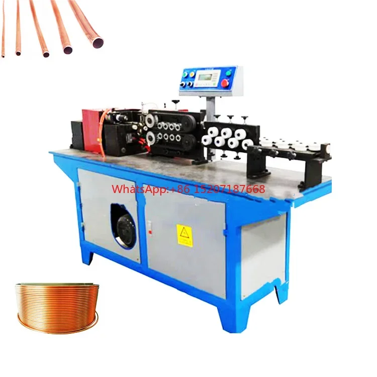 Capillary  Feeding Copper Pipe Straightener And Orbital Cutting Cutter For Air Conditioner And Freezer