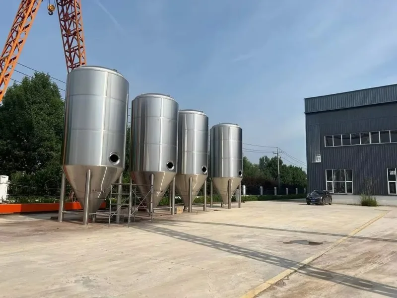 600L Stainless Steel Beer Tank Beer Fermentation Tank with Dual Cooling Jacket