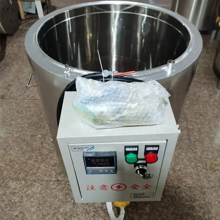 Steel Cosmetic Pre-Heater Wax Melter Industrial Electric Waxing Machine Jacketed Wax Melting Tank