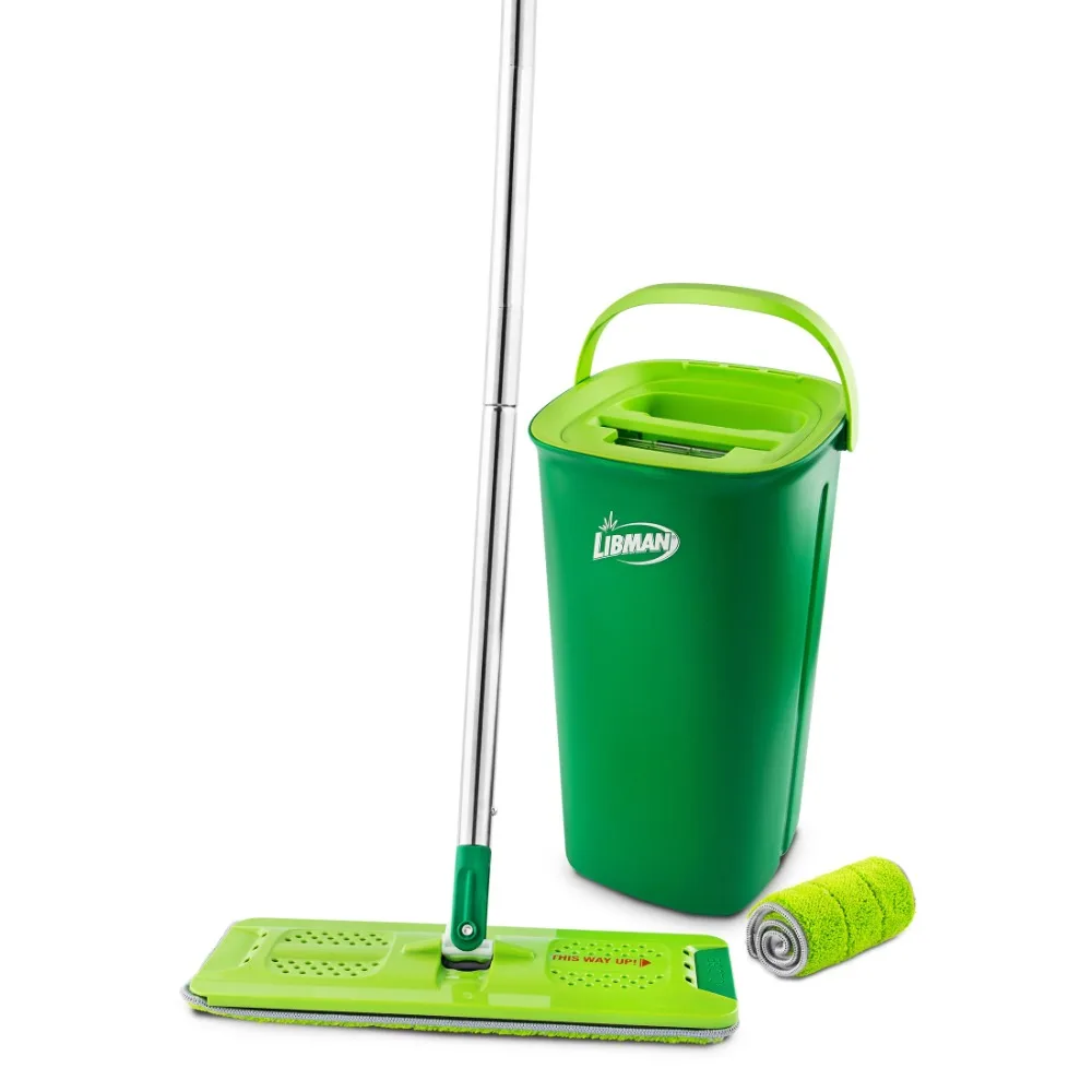 

2023 NEW Libman Rinse & Wring Microfiber Mop System