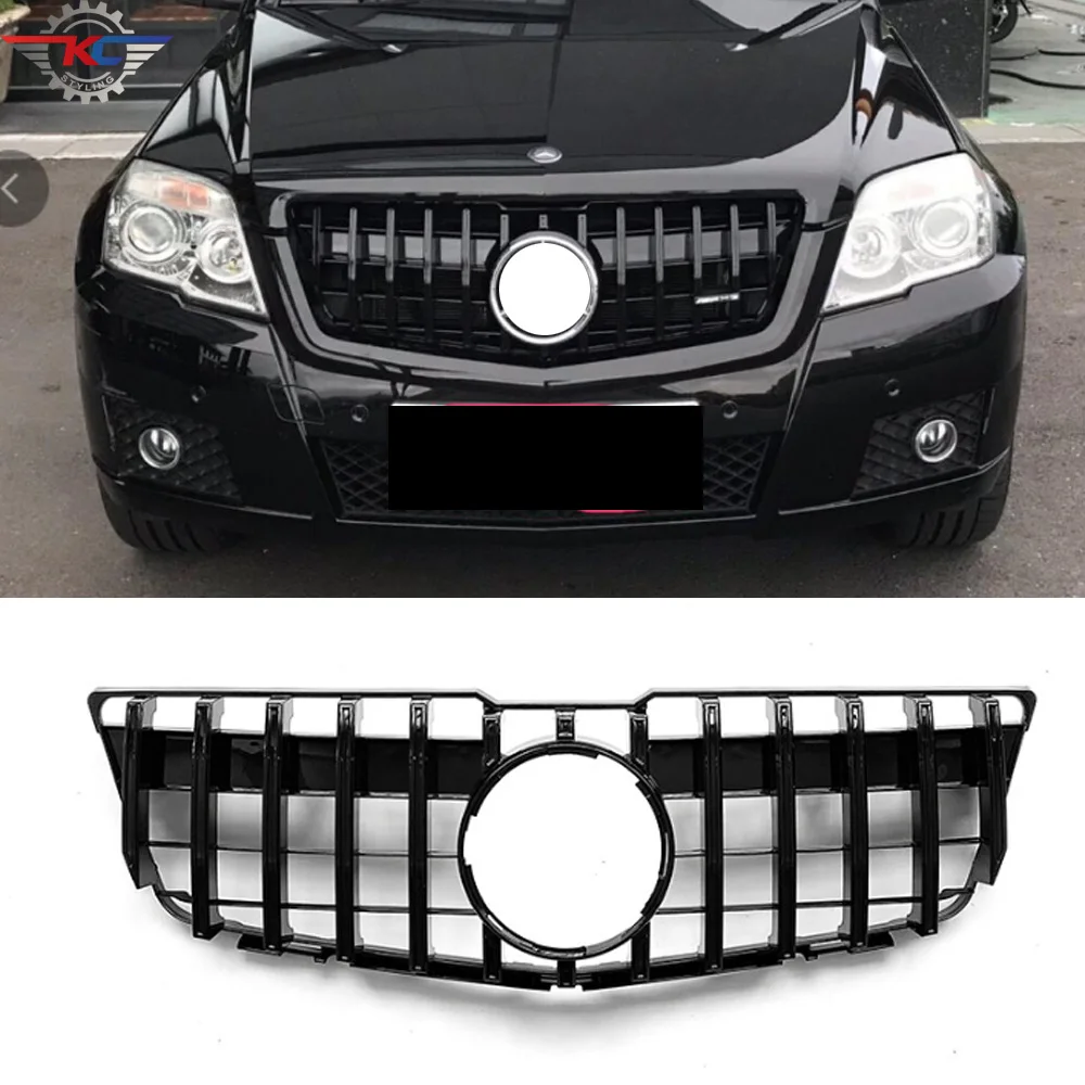 For Mercedes GLK Class X204 GLK260 GLK300 GLK350 2013-2015 GT Front Grills Racing Grille ABS