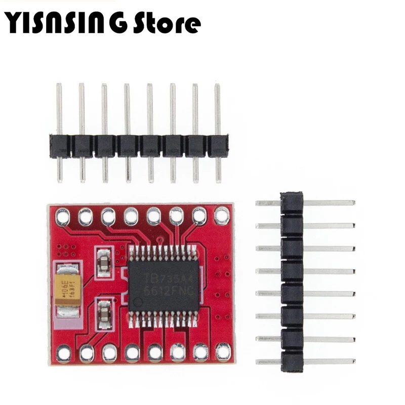 

TB6612 Dual Motor Driver 1A TB6612FNG Microcontroller Better than L298N for Arduino
