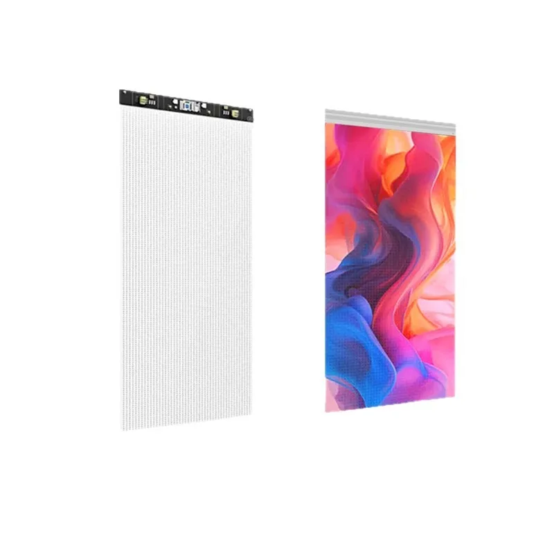 Window glass screen Hotel shopping mall outdoor full sticker screen Advertising screen full color