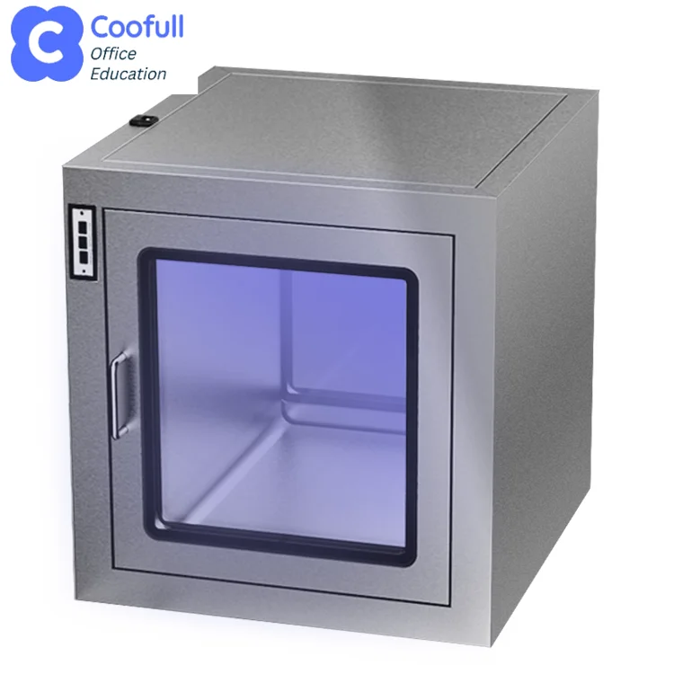 Static Air Shower Pass Box Clean Room Window Cleanroom Pass Box