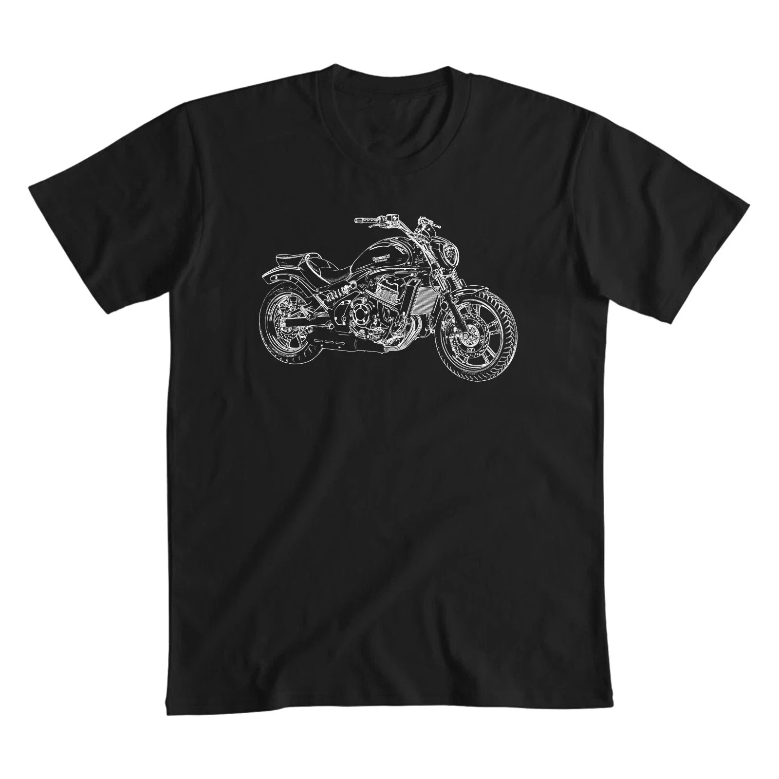 

2025 New summer Men T Shirt Casual Vulcan S T-shirt motorcycle Graphic Short Sleeves 100% Cotton Cool Tee