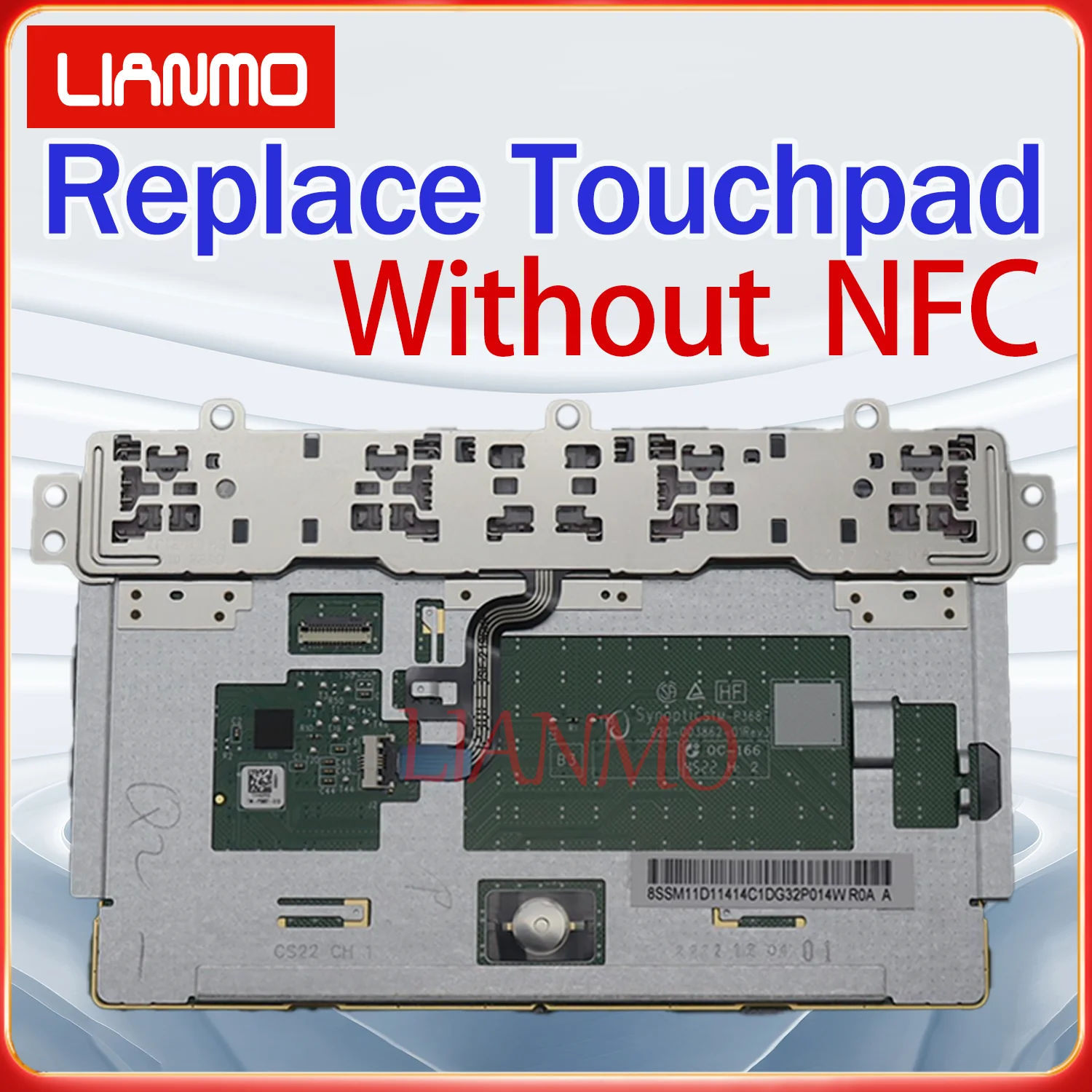 Suitable for Lenovo ThinkPad T14 P14S T14S Gen3 Gen4 Gen5 Gen6/X13 Gen3 Gen4 Gen5 Notebook Touchpad Mousepad Black Without NFC