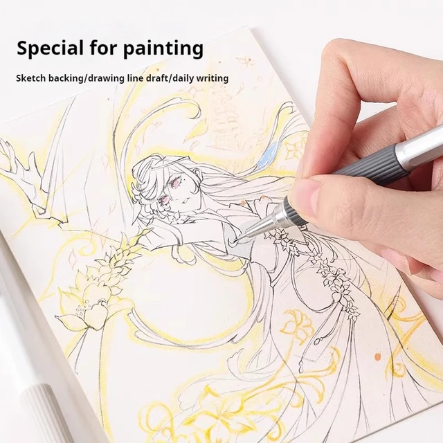 0.3 0.5 0.7 mm Mechanical Pencil Set Art Sketch Retractable Nib Low Gravity Automatic Pencil School Writing Pencil Stationery 4