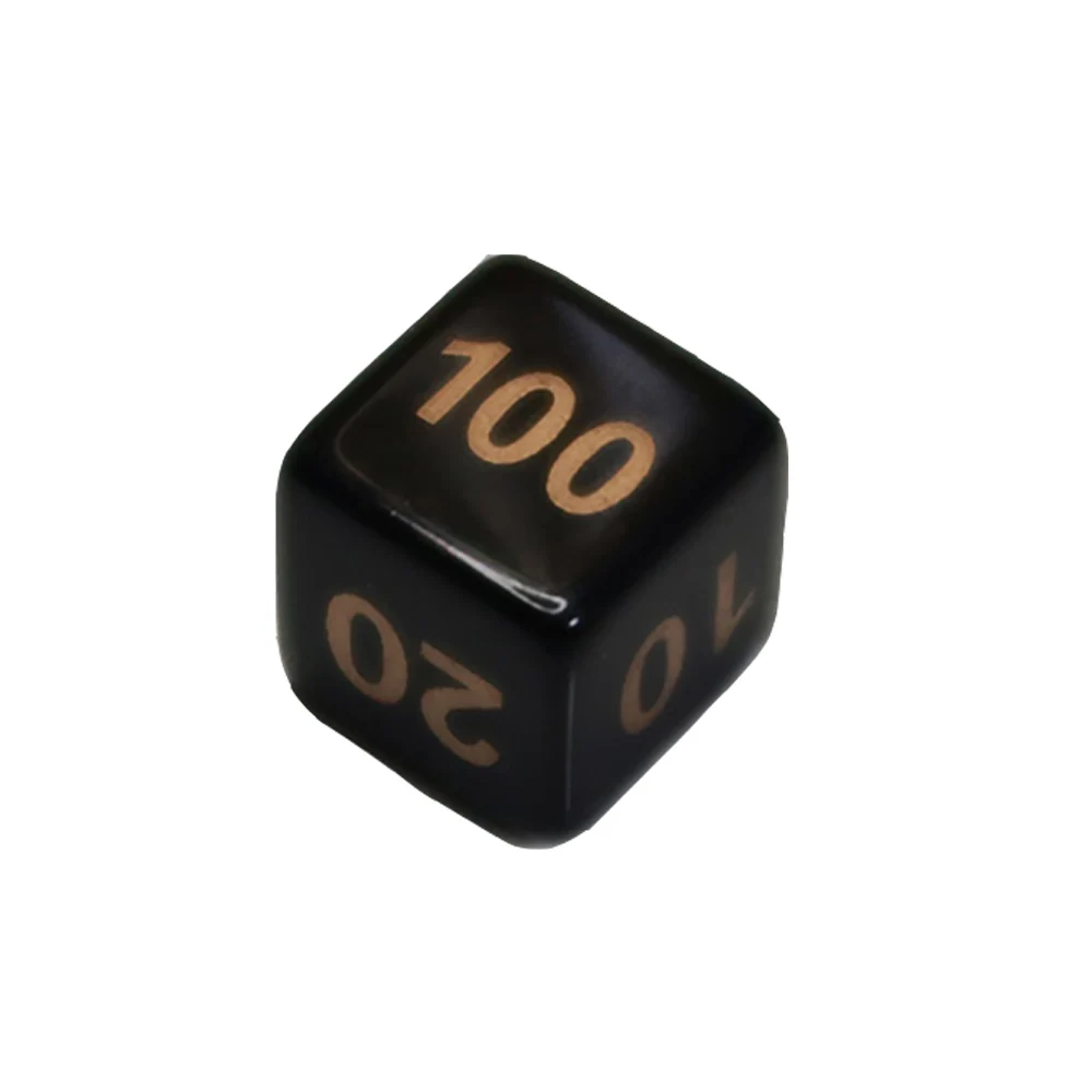 5PCS High Quality DiceCard Surrounding Boutique Board Game 6 Side Dice Set Standard Black Dice Playing Games Drinking