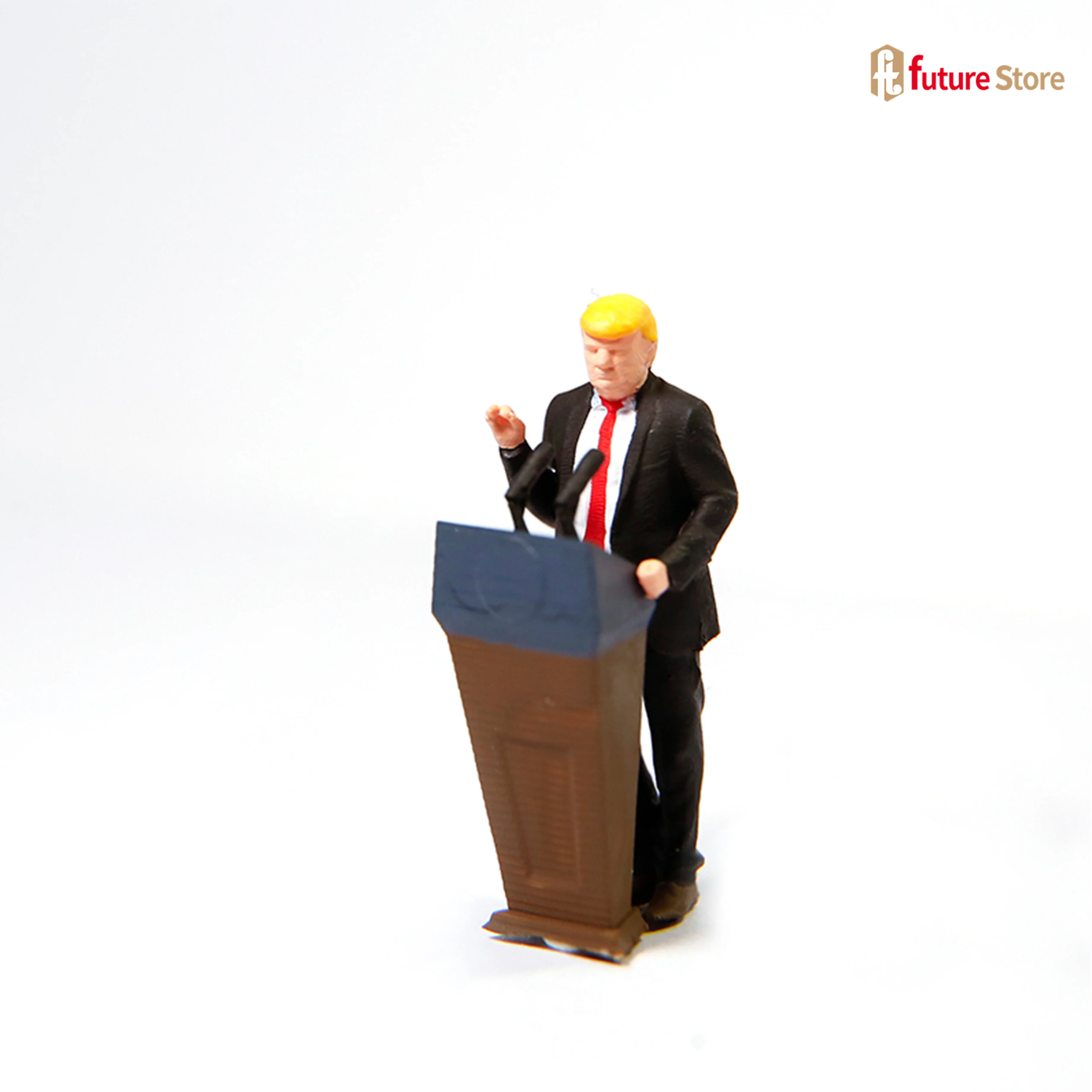 1/87 1/64 1/43 L010 Trump Speech Scene Miniatures Male Figures Diorama Sand Table Scene Props Creative Photograph Model Decor