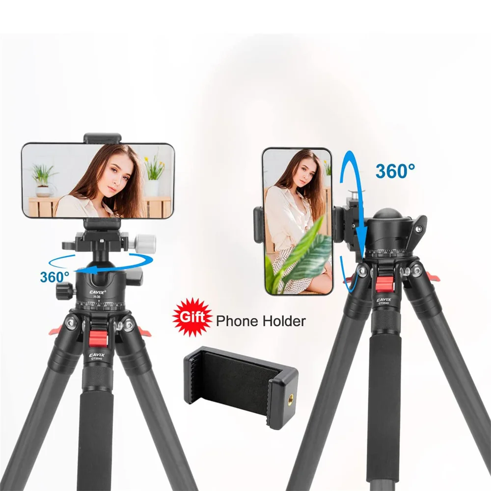 ใหม่คาร์บอนไฟเบอร์ขาตั้งกล้องขาตั้งกล้อง Monopod LOW PROFILE BALL HEAD QUICK RELEASE PLATE สําหรับกล้องดิจิตอล