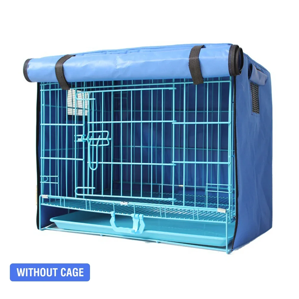 Прочный защитный чехол для наружного по периметру клетки для собак, пыле- и непромокаемый чехол, универсальный для клетки для собак