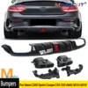 MAGICKIT-Diffuseur arrière pour voiture, accessoire pour Benz C205 dehors Coupé C43 C63 Jas 2015-2018 1