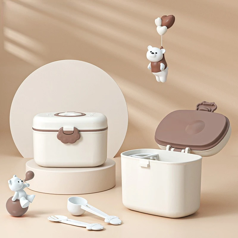 Baby Milk Powder Box Portable Food Supplement for Going Out Milk Box Sealed Tank Moisture-proof Large Storage Tank Sub Packaging