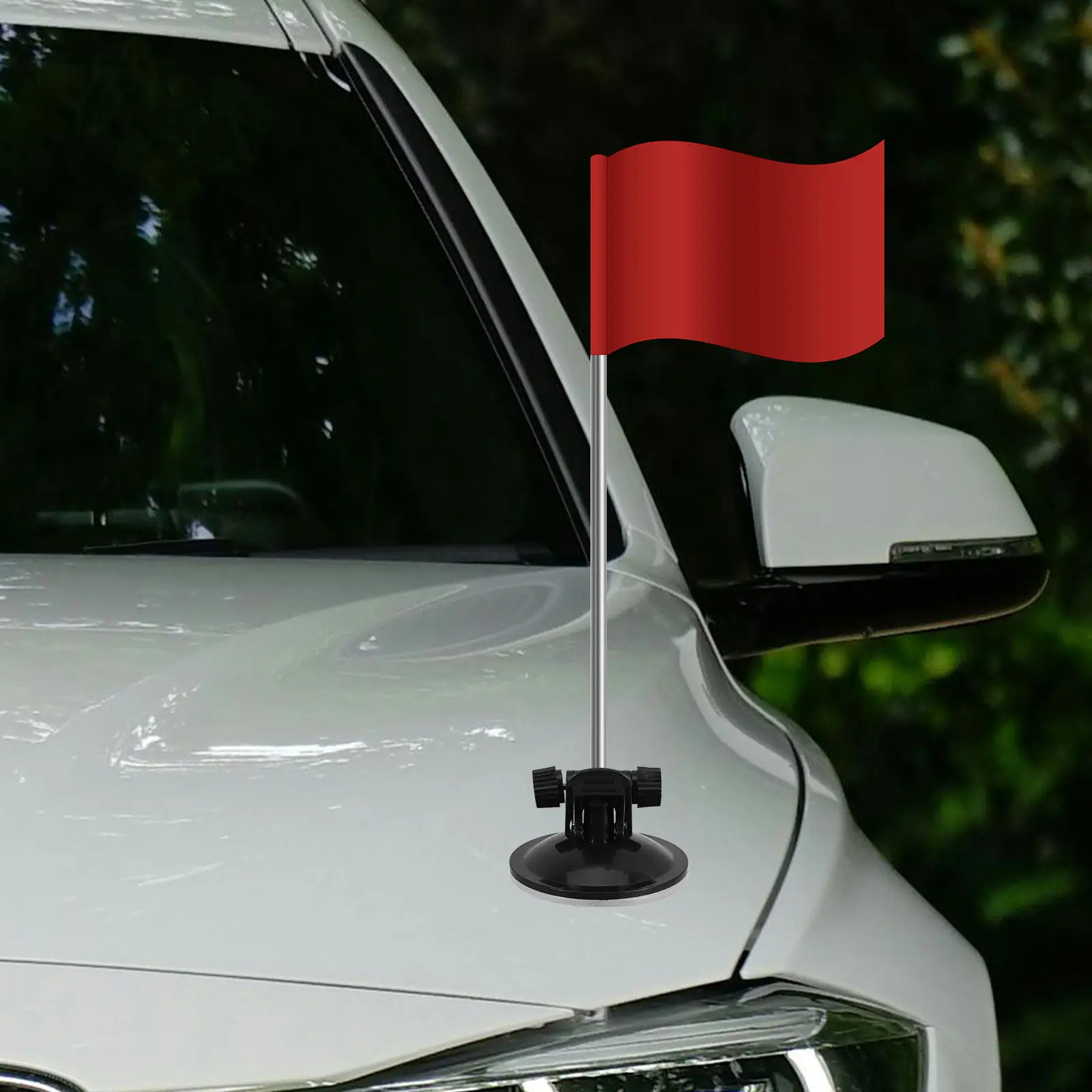 Heavy Duty Suction Cup Flagpole Holder Base Stable Car Mounted Flag Pole Mount for Outside Shop Window Desktop Off Road view 4