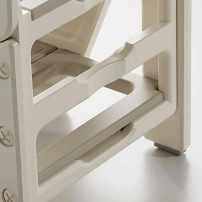 3-Stufen-Badezimmerhocker, Kinder-Tritthocker, faltbarer Kinderhocker mit Griffen, rutschfest, für Kinder, Kleinkinder, rutschfeste Leiter