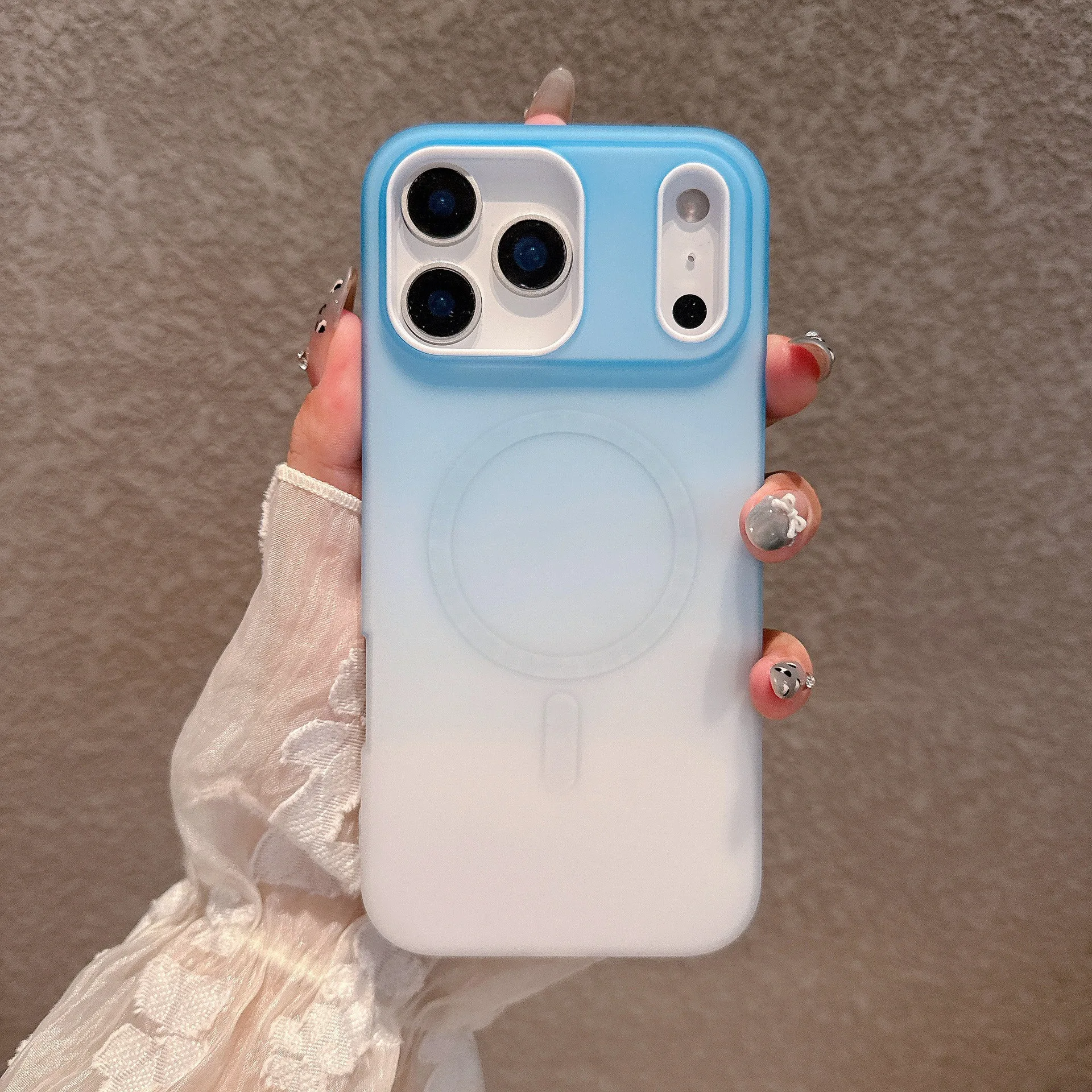 

Gradient Color For Magsafe Magnetic Phone Case For Iphone 17 Air 16 15 14 Plus 13 12 Pro Max 11 Shockproof Protective Back Cover