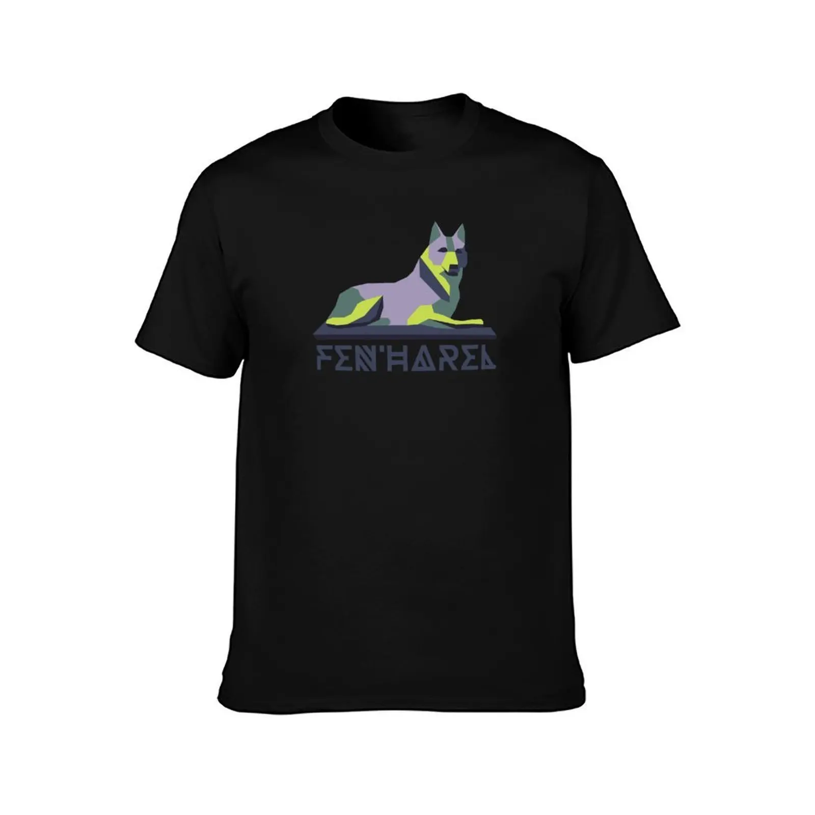 The Dread Wolf T-Shirt Basic Simple Design Short Sleeve Shirt T-Shirt