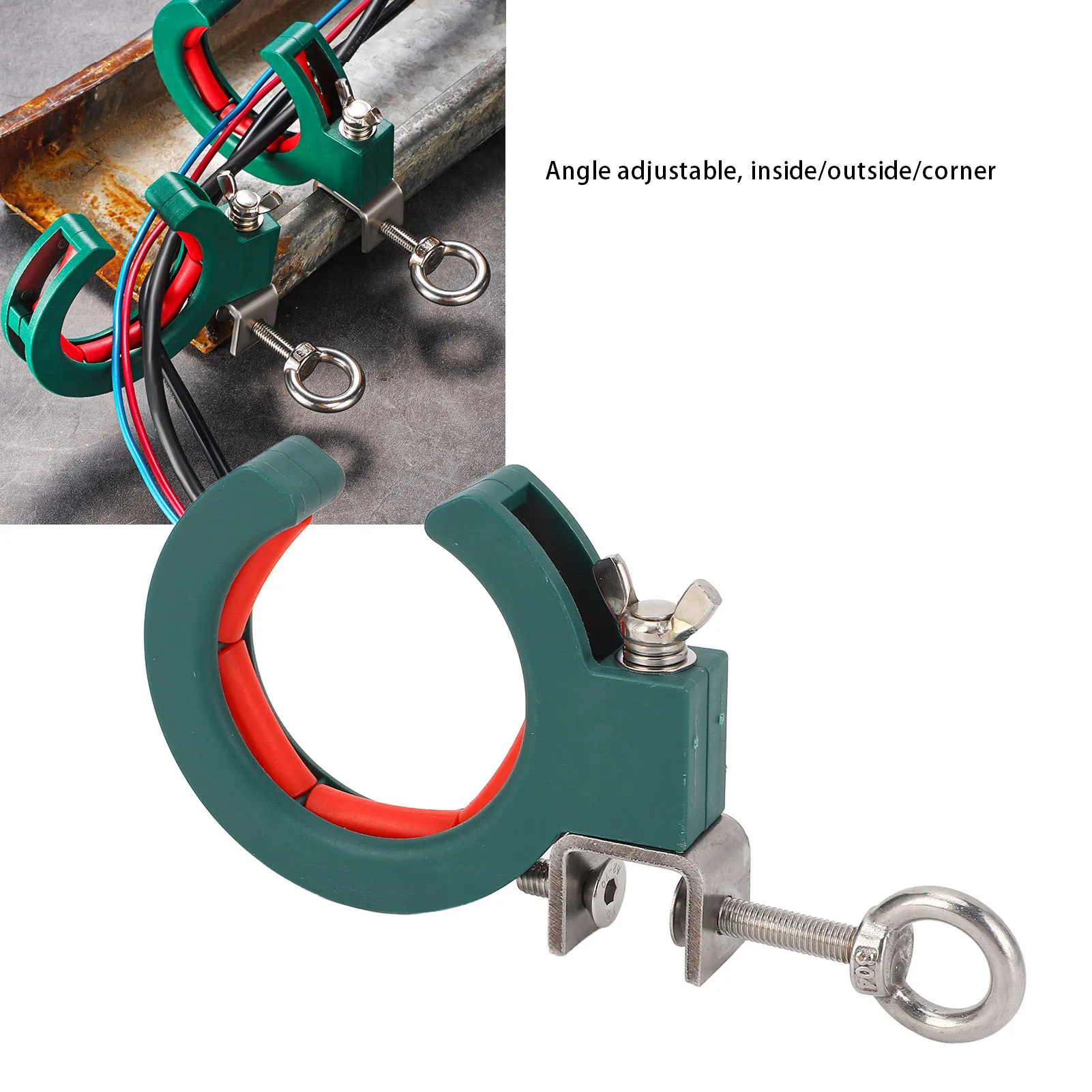 65mm Cable Tray Roller Threading Wire Pulling Pulley Stainless Steel Thickened Dual Use Tool