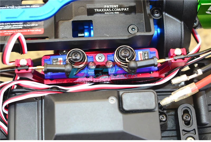 TRX-4 Upgrade Parts Aluminum Center Gear Box For Traxxas TRX-4 & TRX-6 - Red Diff Lock Servo Mount Upgrade Traxxas TRX-4 Accessories