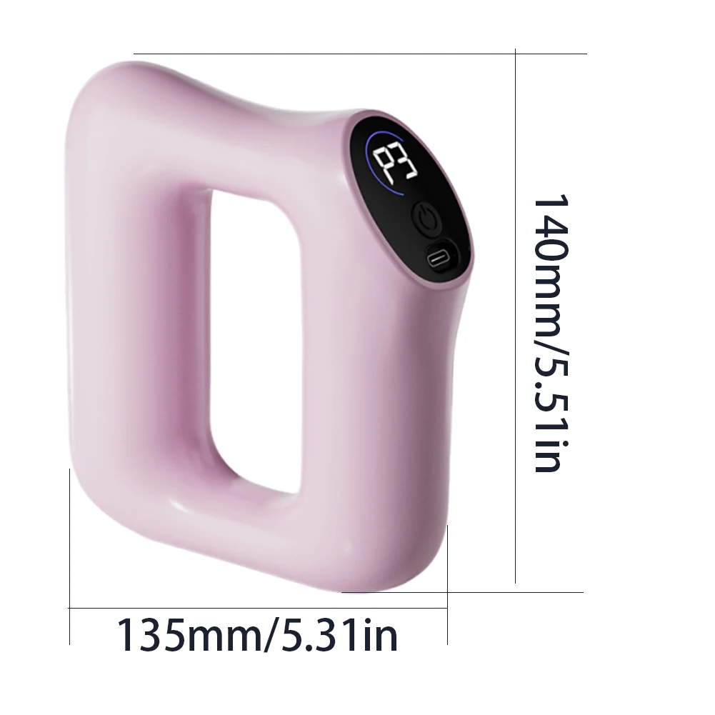 مدلك حلقي فآسيا كهربائي لتنحيف الجسم بالكامل 5 أوضاع تدليك اهتزاز الأنسجة العميقة مع حزام علاج مخصص قابل للتعديل M #5