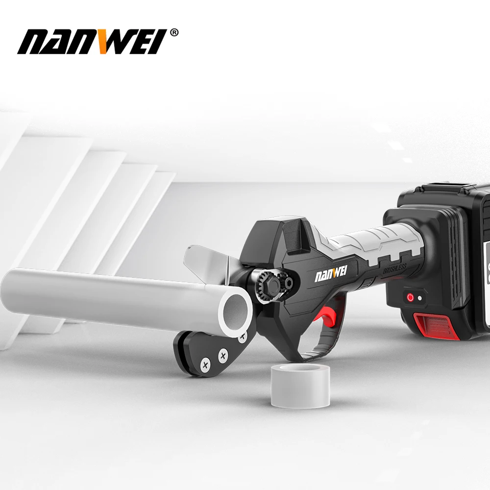 NANWEI Water Pipe Scissors 32MM Large Cut Water Pipe Cutting Machine PVC Cutting Knife Electric Hot Melt Pipe