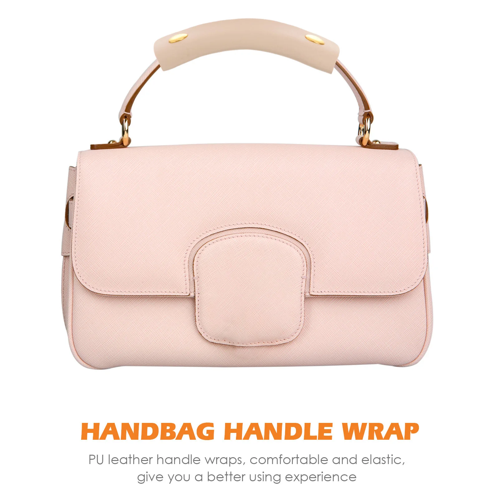 غطاء حماية لمقبض حقيبة اليد من البولي يوريثان، مقاس كبير، مادة مرنة مريحة، سهلة التركيب، إزالة مناسبة لمعظم الأنماط #6