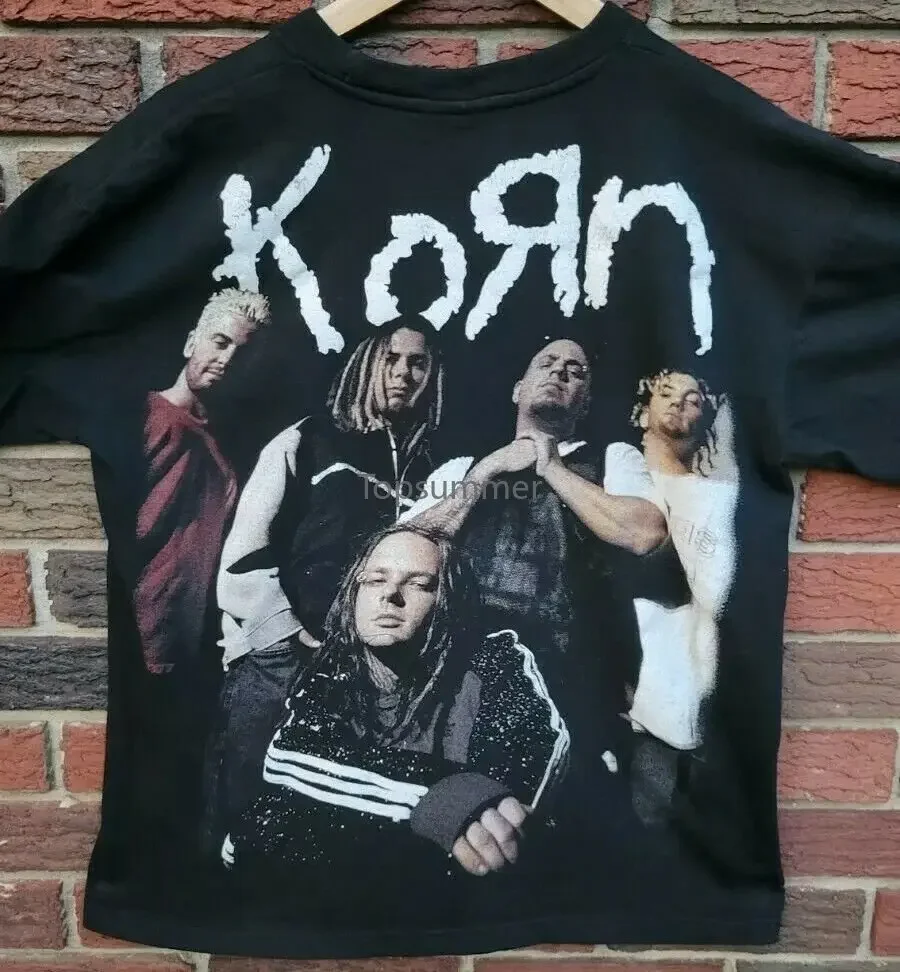 Rare Vintage Korn Issues Euro Tour Band T Shirt