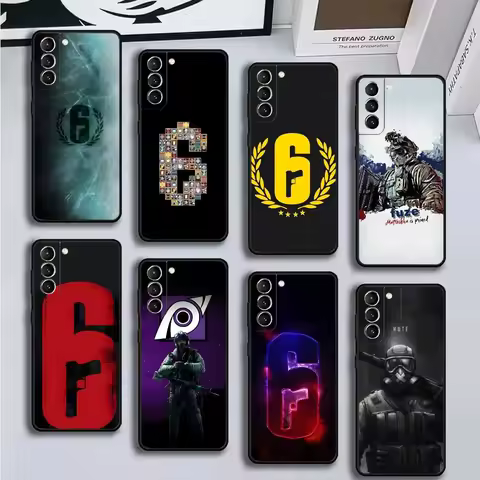 R-Rainbow Game S-Six S-Siege Phone Case For Samsung GalaxyA13,21s,22,31,32,52,53,71,72,73,Soft Black Cover