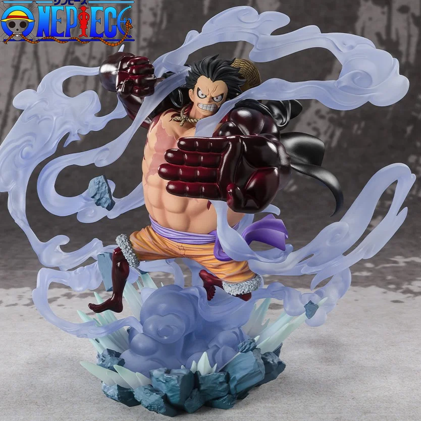 20cm One Piece Peripherals Monkey D. Luffy Gear 4 Model Dolls Action Luffy Pvc Anime Figure Decoration Collection Adult Kid Gift