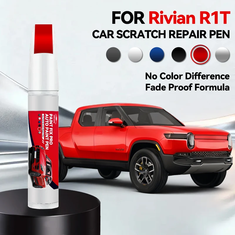 

Средство для удаления царапин с краски для автомобилей Rivian R1T, аксессуары для ухода за лакокрасочным покрытием, цвета: Green Glacier White, LA Silver, Midnight Black