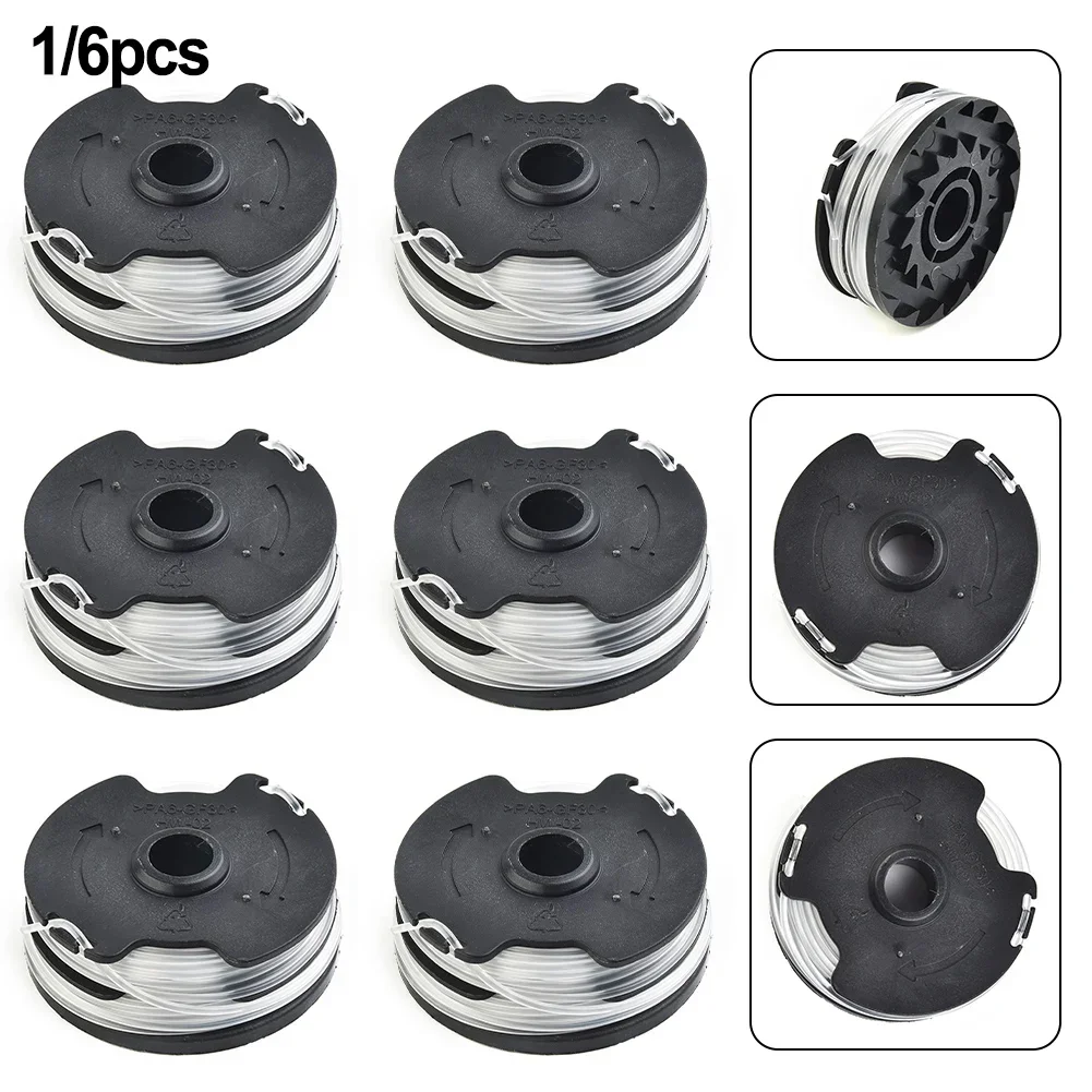 

6pcs Thread Spools For LIDL Cordless Grass Trimmer PRTA 20-Li A1 B2 C3 Garden String Trimmer Garden Tools Accessories