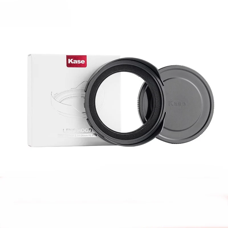 Kase  112mm lens hood for Nikon Z 14-24 camera lens ( hood+back cap)