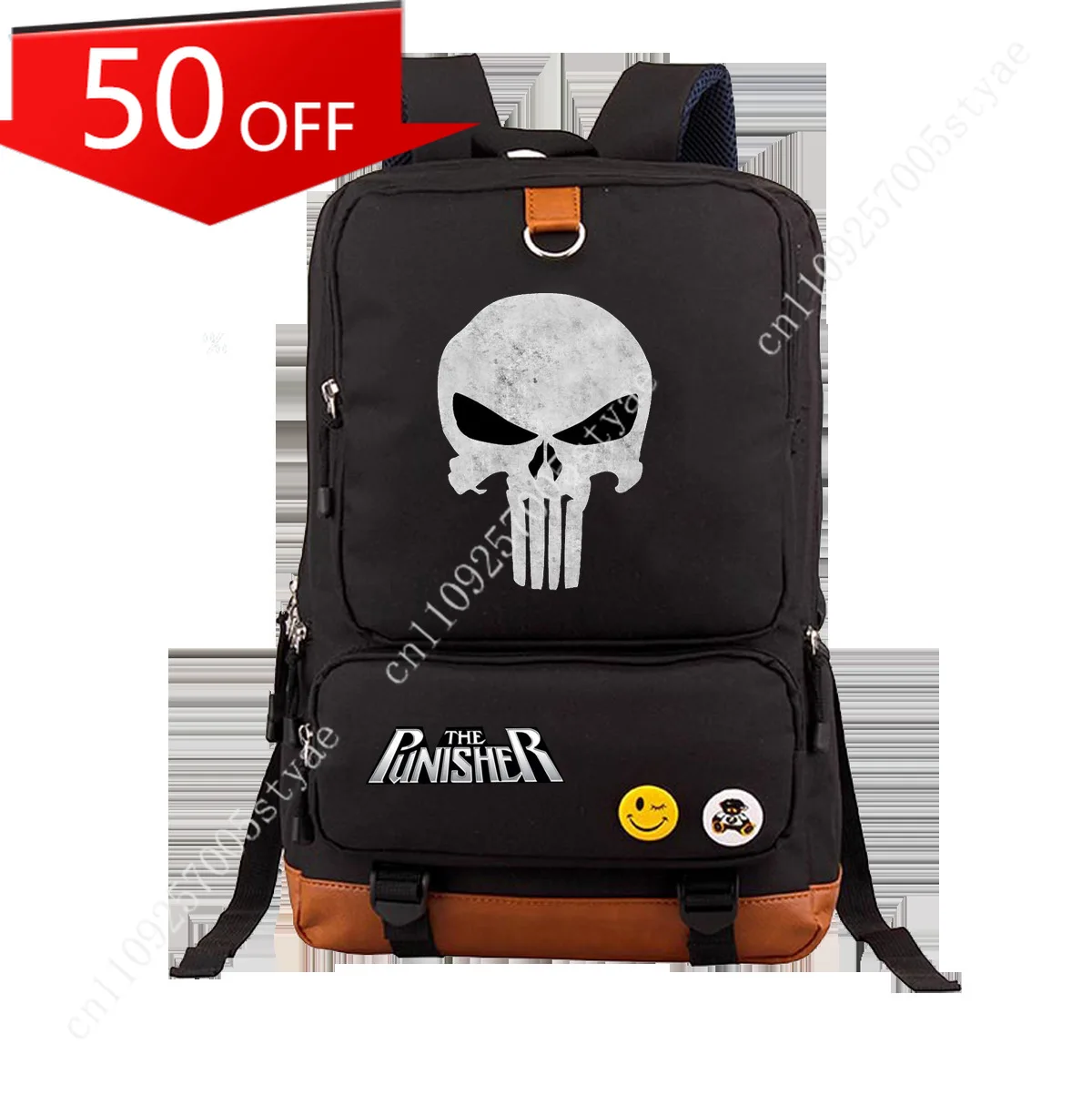 

Рюкзак-бестселлер Marvel Comics "The Punisher" — повседневная сумка через плечо в корейском стиле, унисекс.