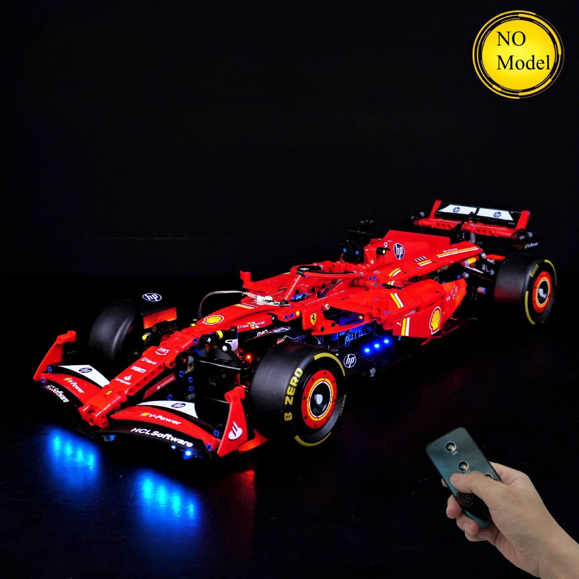 

Набор светодиодного освещения, подходящий для автомобиля LEGO Ferrari SF-24 F1, 42207, светодиодные строительные блоки, игрушки-лампа «сделай сам» (модельные кирпичи в комплект не входят)