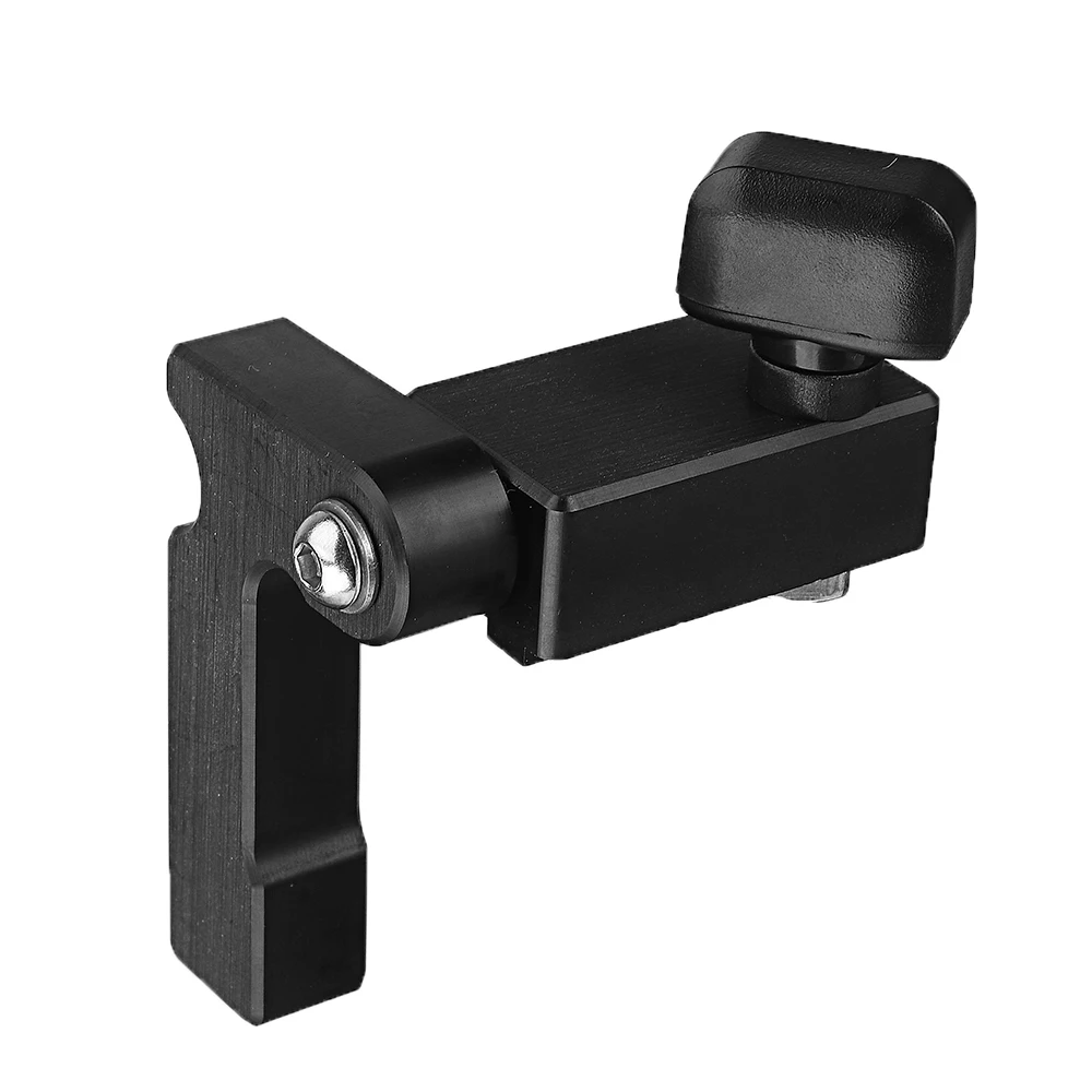 

Aluminum Box Joint Jig Fence Stop For Miter Gauge T Track Woodworking Tool