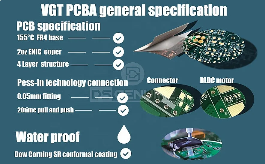 HE400VG MX13 VGT Turbocharger Actuator Repair Kit PCBA Board 5452692