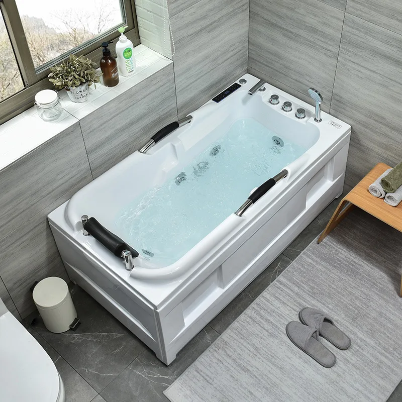 Bathtub, Constant Temperature, Whirlpool Massage Tub, Smart Control Panel, Freestanding Bathroom Tub, Bubble Massage