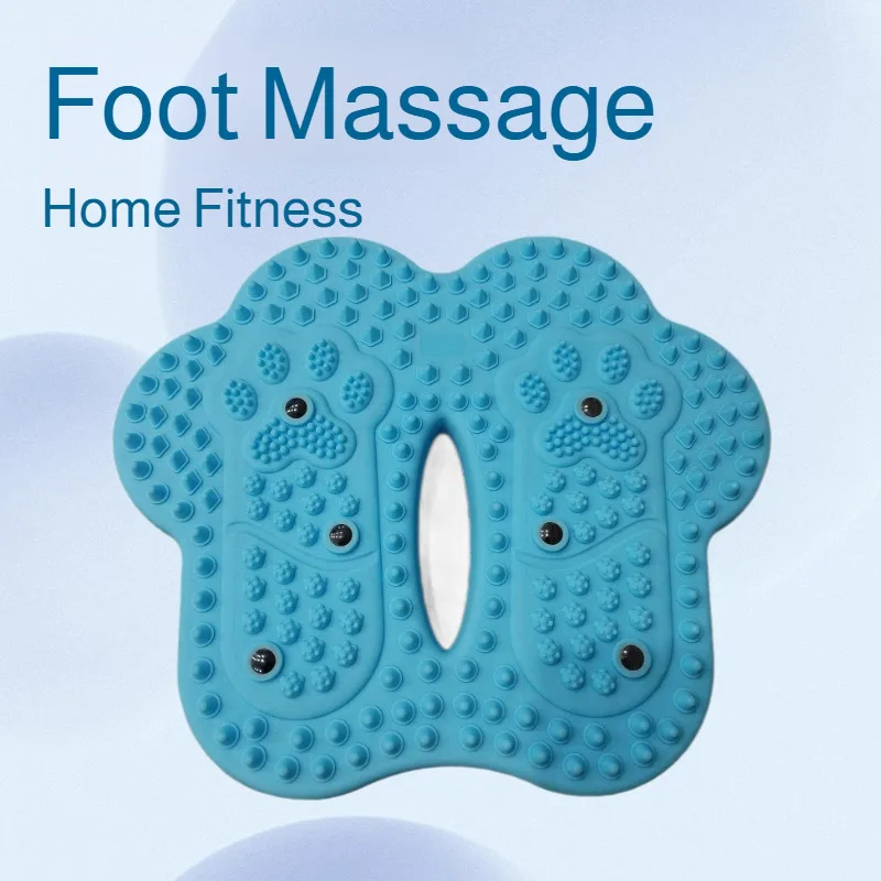 Multi-Function Magnetic Stone Foot Mat, New Non-Slip Inflatable Foot Stepper, Household Acupoint Massager for Foot Care