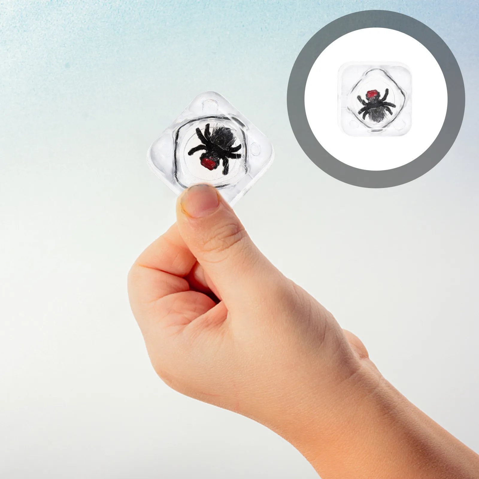 

6 шт. Имитация ледяных кубиков для розыгрышей с насекомыми, фальшивые ледяные кубики для вечеринки на Хэллоуин, многоразовые забавные реквизиты, страшные приколы и аксессуары