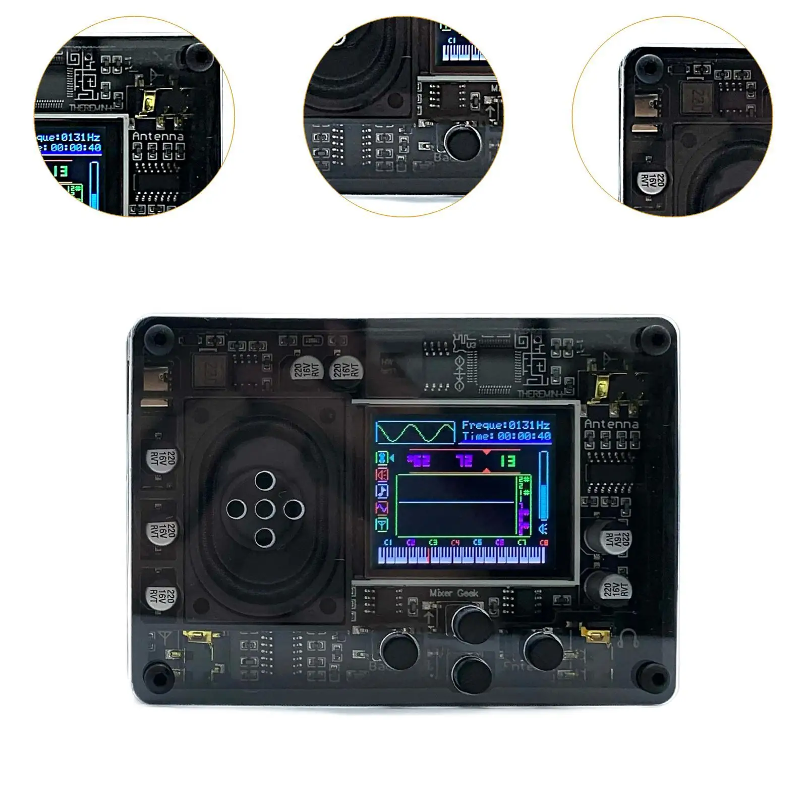 Mini Module de musique Vintage Theremin, Kit électronique Mini Theremin, Instrument électronique ingénieux, haut-parleur intégré